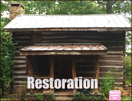 Historic Log Cabin Restoration  Woodford County, Kentucky